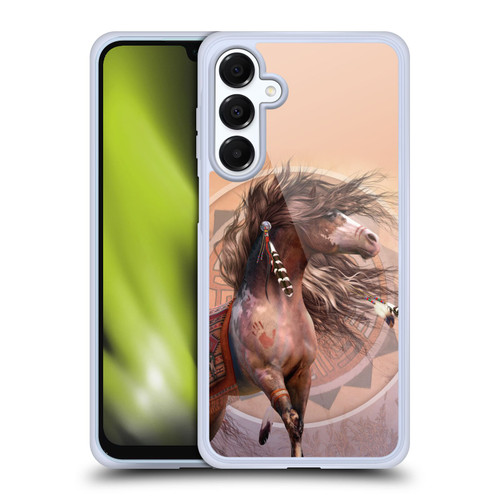 Laurie Prindle Fantasy Horse Spirit Warrior Soft Gel Case for Samsung Galaxy A16 5G & MagSafe