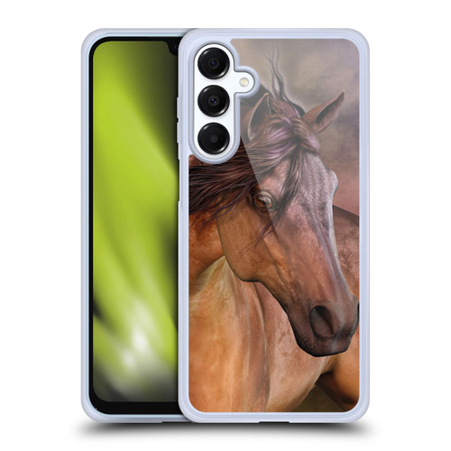 Laurie Prindle Western Stallion Brown Soft Gel Case for Samsung Galaxy A16 5G & MagSafe