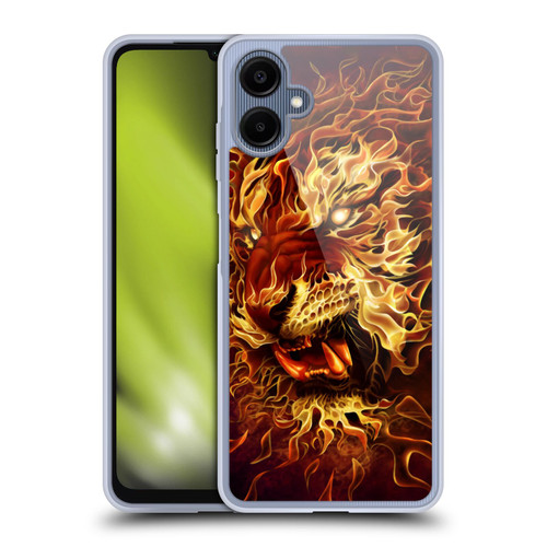 Tom Wood Fire Creatures Tiger Soft Gel Case for Samsung Galaxy A06 4G / 5G