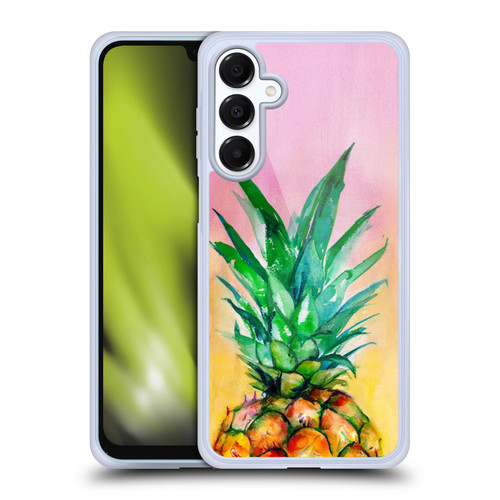Mai Autumn Paintings Ombre Pineapple Soft Gel Case for Samsung Galaxy A16 5G & MagSafe