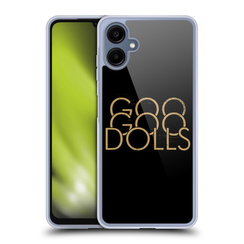 Goo Goo Dolls Graphics Stacked Gold Soft Gel Case for Samsung Galaxy A06 4G / 5G