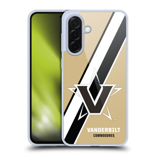 Vanderbilt University Vandy Vanderbilt University Stripes Soft Gel Case for Samsung Galaxy A36 5G