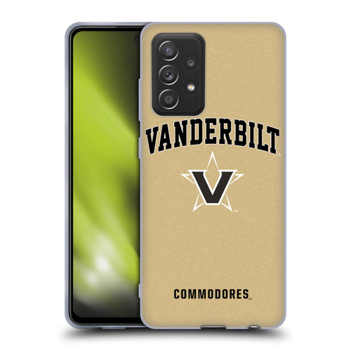 Vanderbilt University Vandy Vanderbilt University Campus Logotype Soft Gel Case for Samsung Galaxy A52 / A52s / 5G (2021)