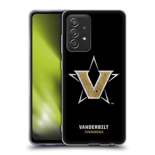 Vanderbilt University Vandy Vanderbilt University Distressed Look Soft Gel Case for Samsung Galaxy A52 / A52s / 5G (2021)