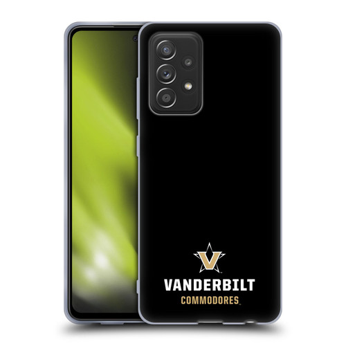 Vanderbilt University Vandy Vanderbilt University Logotype Soft Gel Case for Samsung Galaxy A52 / A52s / 5G (2021)