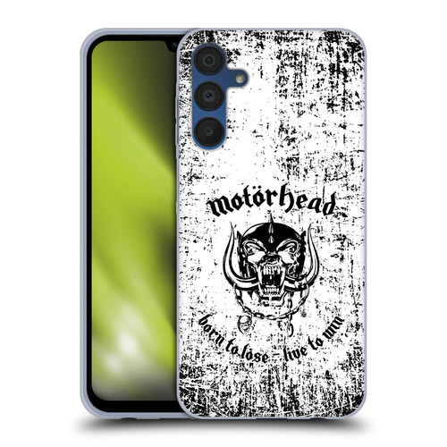 Motorhead Logo Born To Lose Live To Win Soft Gel Case for Samsung Galaxy A15 & MagSafe