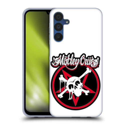 Motley Crue Logos Dr. Feelgood Skull Soft Gel Case for Samsung Galaxy A15 & MagSafe