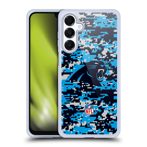 NFL Carolina Panthers Graphics Digital Camouflage Soft Gel Case for Samsung Galaxy A16 5G & MagSafe
