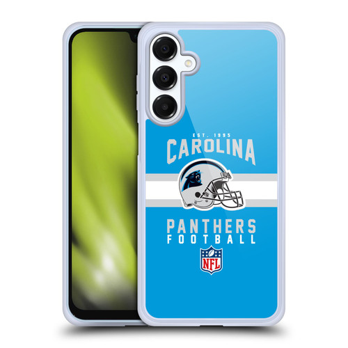 NFL Carolina Panthers Graphics Helmet Typography Soft Gel Case for Samsung Galaxy A16 5G & MagSafe