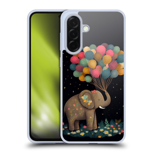 JK Stewart Art Elephant Holding Balloon Soft Gel Case for Samsung Galaxy A36 5G