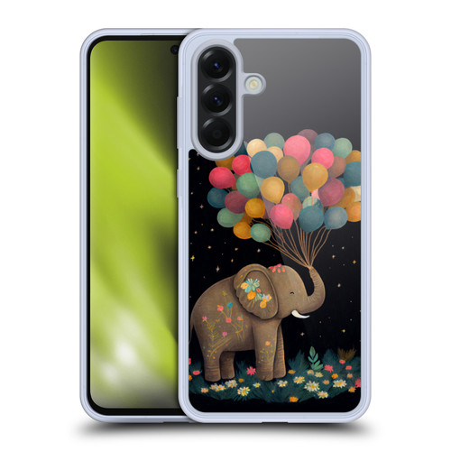 JK Stewart Art Elephant Holding Balloon Soft Gel Case for Samsung Galaxy A56 5G