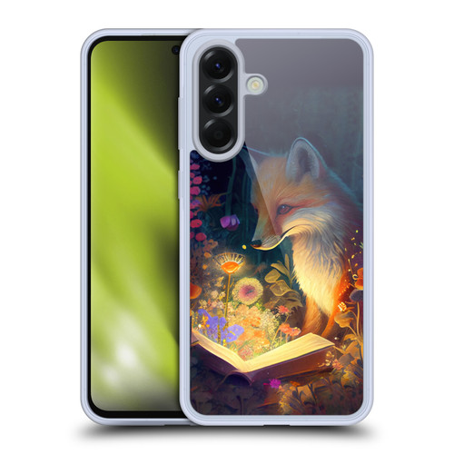 JK Stewart Art Fox Reading Soft Gel Case for Samsung Galaxy A56 5G