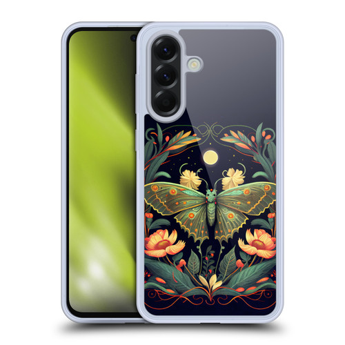 JK Stewart Graphics Lunar Moth Night Garden Soft Gel Case for Samsung Galaxy A56 5G