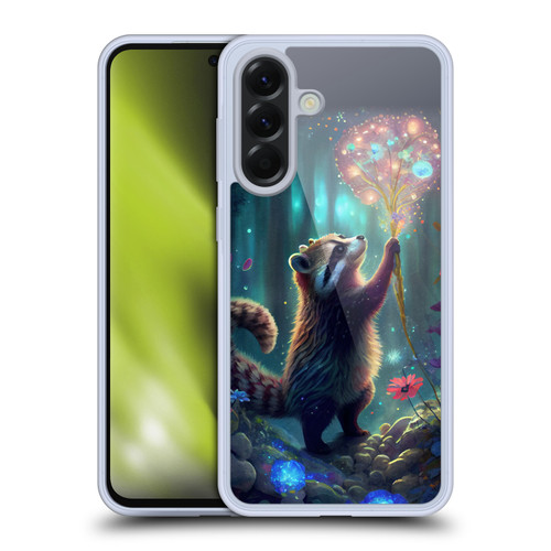 JK Stewart Key Art Raccoon Soft Gel Case for Samsung Galaxy A56 5G