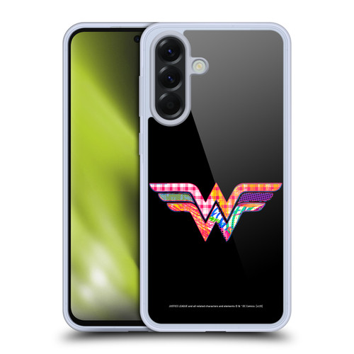 Justice League DC Comics Dark Electric Pop Icons Wonder Woman Soft Gel Case for Samsung Galaxy A56 5G
