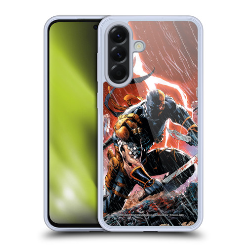 Justice League DC Comics Deathstroke Comic Art Vol. 1 Gods Of War Soft Gel Case for Samsung Galaxy A56 5G
