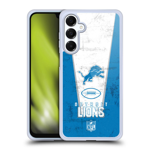 NFL Detroit Lions Logo Art Banner Soft Gel Case for Samsung Galaxy A16 5G & MagSafe