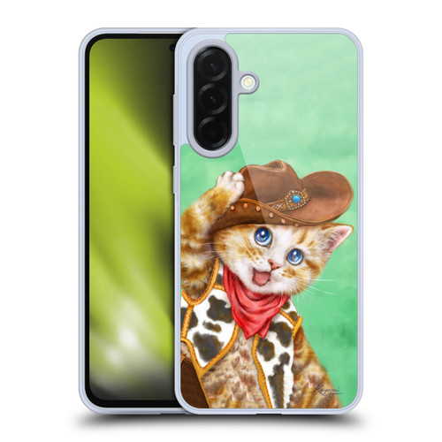 Kayomi Harai Animals And Fantasy Cowboy Kitten Soft Gel Case for Samsung Galaxy A36 5G