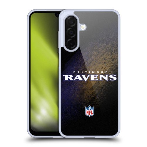 NFL Baltimore Ravens Logo Blur Soft Gel Case for Samsung Galaxy A26 5G