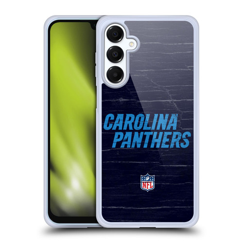 NFL Carolina Panthers Logo Distressed Look Soft Gel Case for Samsung Galaxy A16 5G & MagSafe