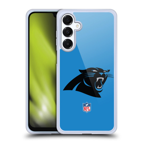 NFL Carolina Panthers Logo Plain Soft Gel Case for Samsung Galaxy A16 5G & MagSafe
