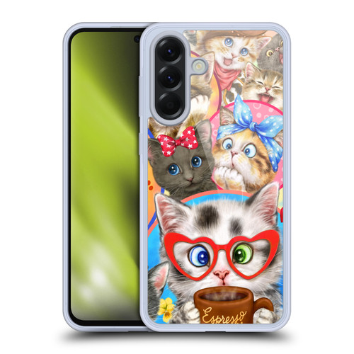 Kayomi Harai Graphic Art Character Cats Soft Gel Case for Samsung Galaxy A56 5G