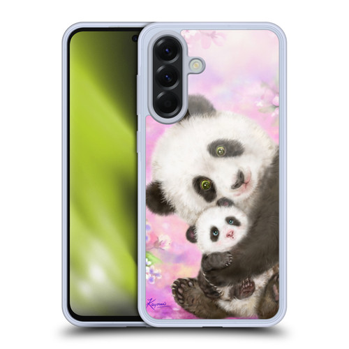 Kayomi Harai Graphic Art Panda Mom And Baby Soft Gel Case for Samsung Galaxy A56 5G