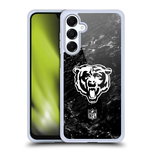 NFL Chicago Bears Artwork Marble Soft Gel Case for Samsung Galaxy A16 5G & MagSafe