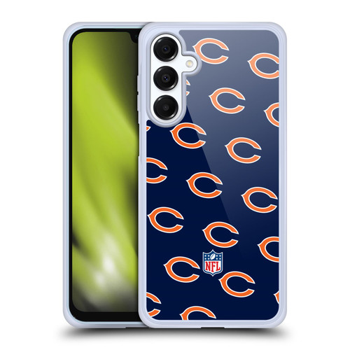 NFL Chicago Bears Artwork Patterns Soft Gel Case for Samsung Galaxy A16 5G & MagSafe