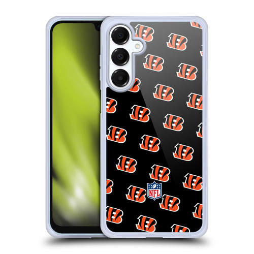 NFL Cincinnati Bengals Artwork Patterns Soft Gel Case for Samsung Galaxy A16 5G & MagSafe
