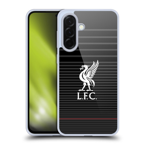 Liverpool Football Club Liver Bird White On Black Kit Soft Gel Case for Samsung Galaxy A36 5G
