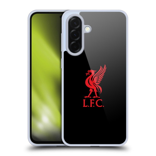 Liverpool Football Club Liver Bird Red Logo On Black Soft Gel Case for Samsung Galaxy A36 5G