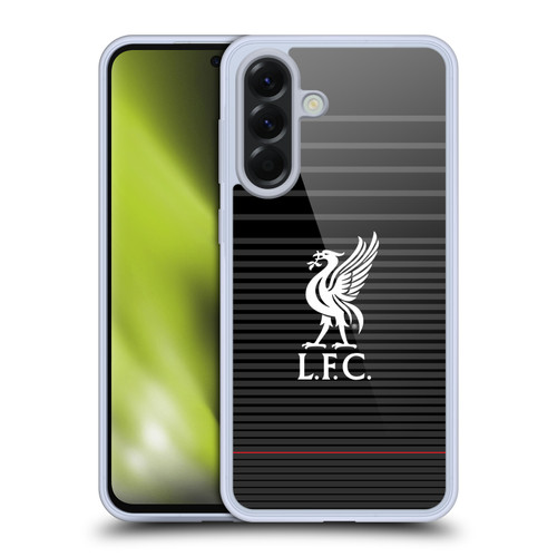 Liverpool Football Club Liver Bird White On Black Kit Soft Gel Case for Samsung Galaxy A56 5G