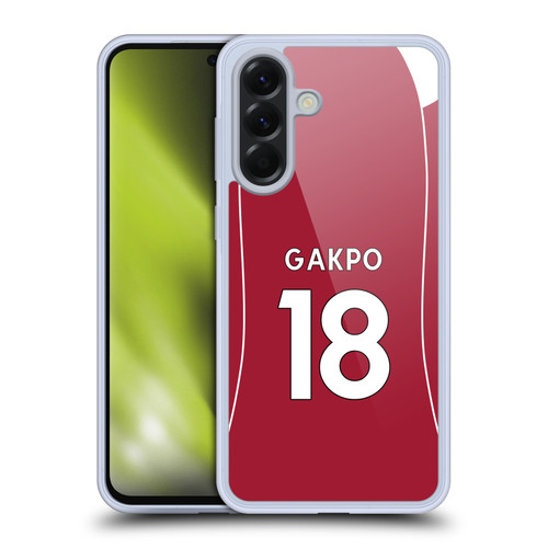 Liverpool Football Club 2025/26 Players Home Kit 2nd Group Cody Gakpo Soft Gel Case for Samsung Galaxy A56 5G