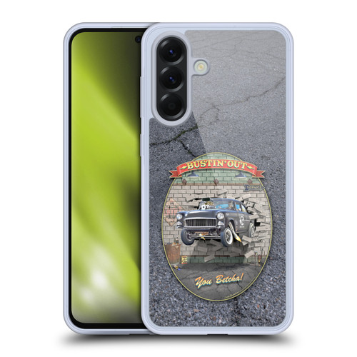 Larry Grossman Retro Collection Bustin' Out '55 Gasser Soft Gel Case for Samsung Galaxy A56 5G