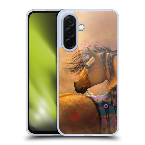 Laurie Prindle Western Stallion Kiowa Gold Soft Gel Case for Samsung Galaxy A36 5G