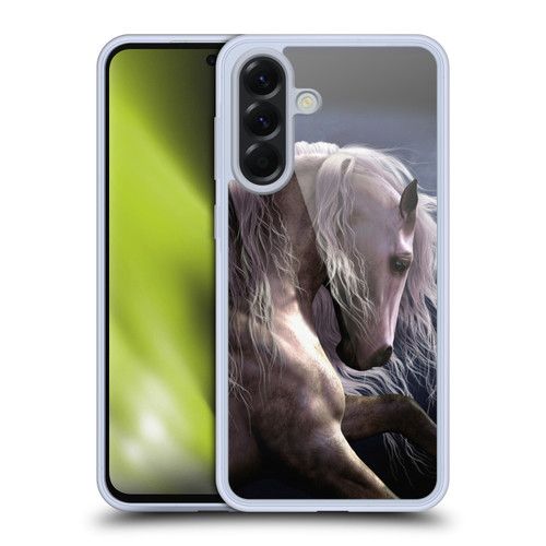 Laurie Prindle Western Stallion Night Silver Ghost II Soft Gel Case for Samsung Galaxy A56 5G