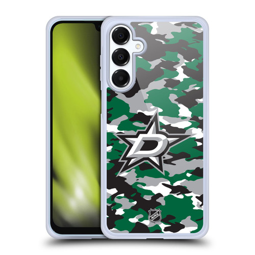 NHL Dallas Stars Camouflage Soft Gel Case for Samsung Galaxy A16 5G & MagSafe