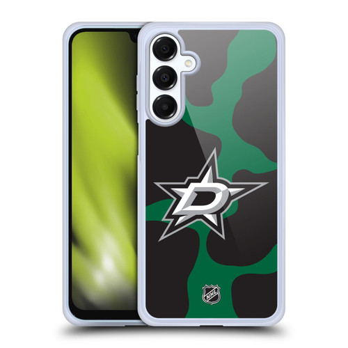 NHL Dallas Stars Cow Pattern Soft Gel Case for Samsung Galaxy A16 5G & MagSafe