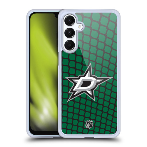 NHL Dallas Stars Net Pattern Soft Gel Case for Samsung Galaxy A16 5G & MagSafe