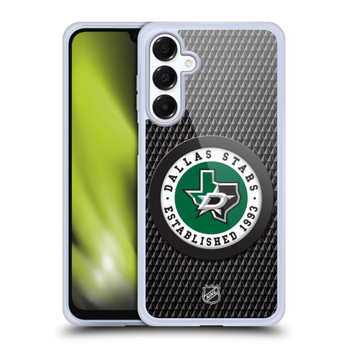 NHL Dallas Stars Puck Texture Soft Gel Case for Samsung Galaxy A16 5G & MagSafe