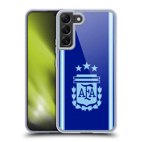 Argentina National Football Team 2024/25 Crest Kit Away Soft Gel Case for Samsung Galaxy S22+ 5G & MagSafe