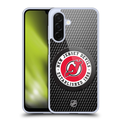 NHL New Jersey Devils Puck Texture Soft Gel Case for Samsung Galaxy A26 5G