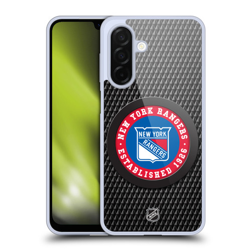 NHL New York Rangers Puck Texture Soft Gel Case for Samsung Galaxy A26 5G
