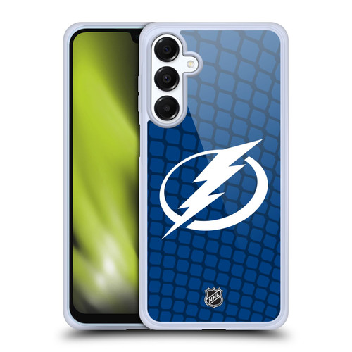 NHL Tampa Bay Lightning Net Pattern Soft Gel Case for Samsung Galaxy A16 5G & MagSafe