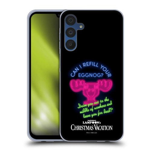 National Lampoon's Christmas Vacation Graphics Eggnog Quote Soft Gel Case for Samsung Galaxy A15 & MagSafe