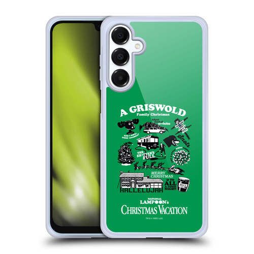 National Lampoon's Christmas Vacation Graphics Griswold Family Soft Gel Case for Samsung Galaxy A16 5G & MagSafe