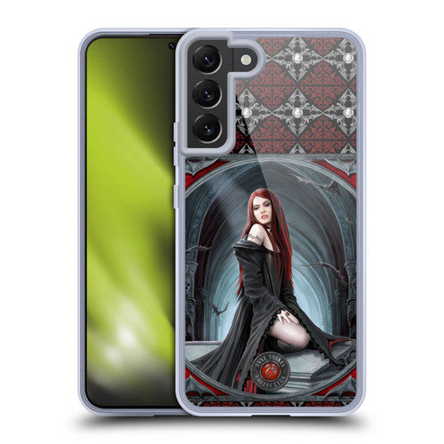 Anne Stokes Gothic Await The Night Soft Gel Case for Samsung Galaxy S22+ 5G & MagSafe