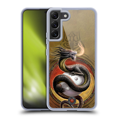Anne Stokes Guardian Dragons Yin Yang Protector Soft Gel Case for Samsung Galaxy S22+ 5G & MagSafe