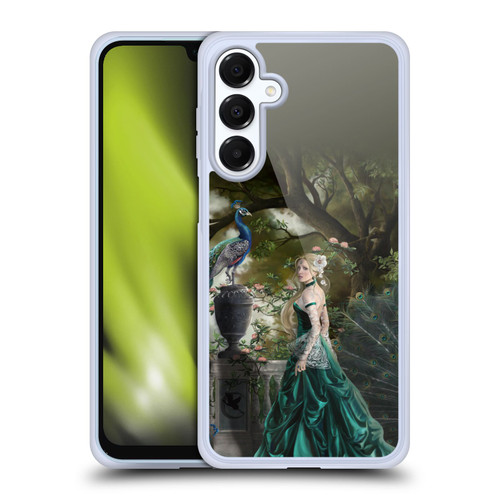 Nene Thomas Art Peacock & Princess In Emerald Soft Gel Case for Samsung Galaxy A16 5G & MagSafe